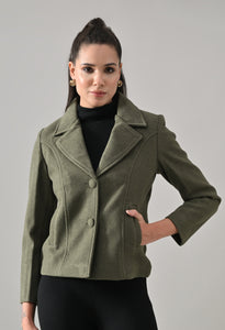 Melange Wool Coat