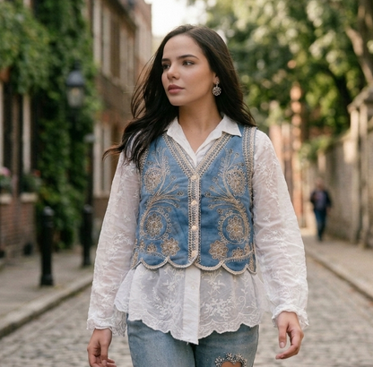 Bluebell Shirt Vest Set
