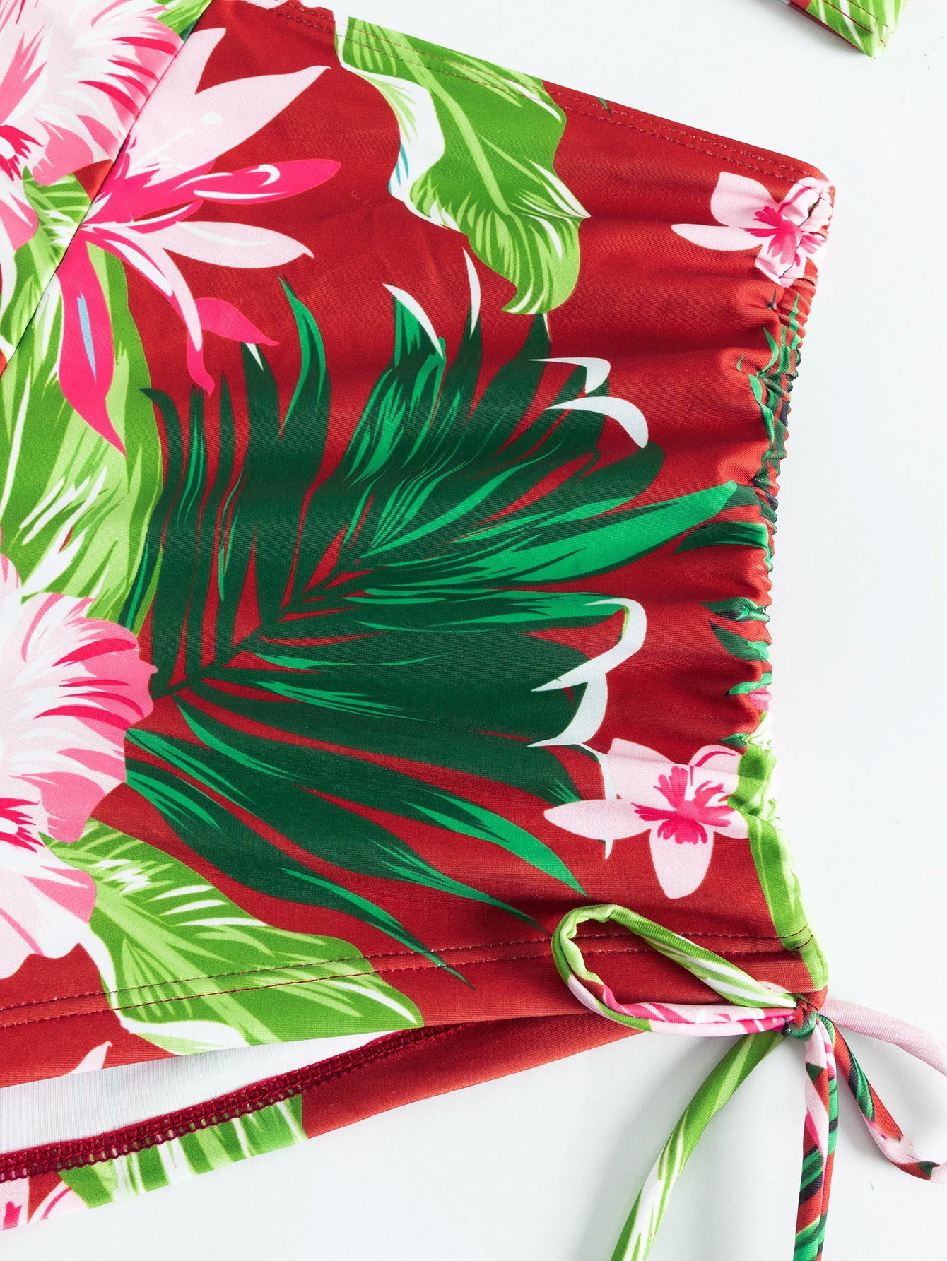 Floral Printed Three Piece Swimwear