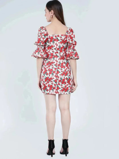 Floral Fitted Dress