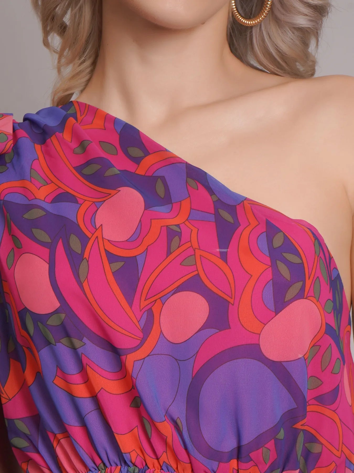 One-Shoulder Short Dress