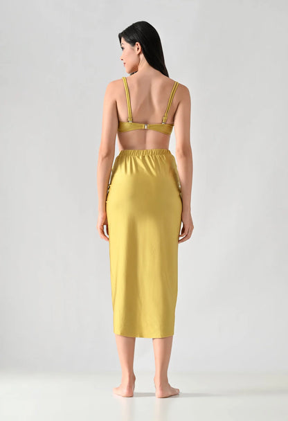 Twist Bikini Set With Coverup