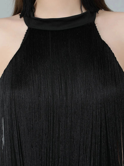 Fringe Halter Top