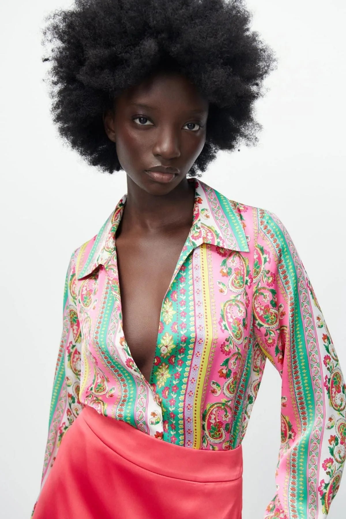 Multicolored Printed Shirt