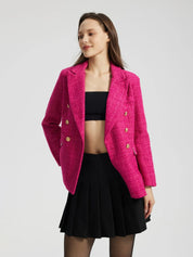 Plaid Tweed Blazer