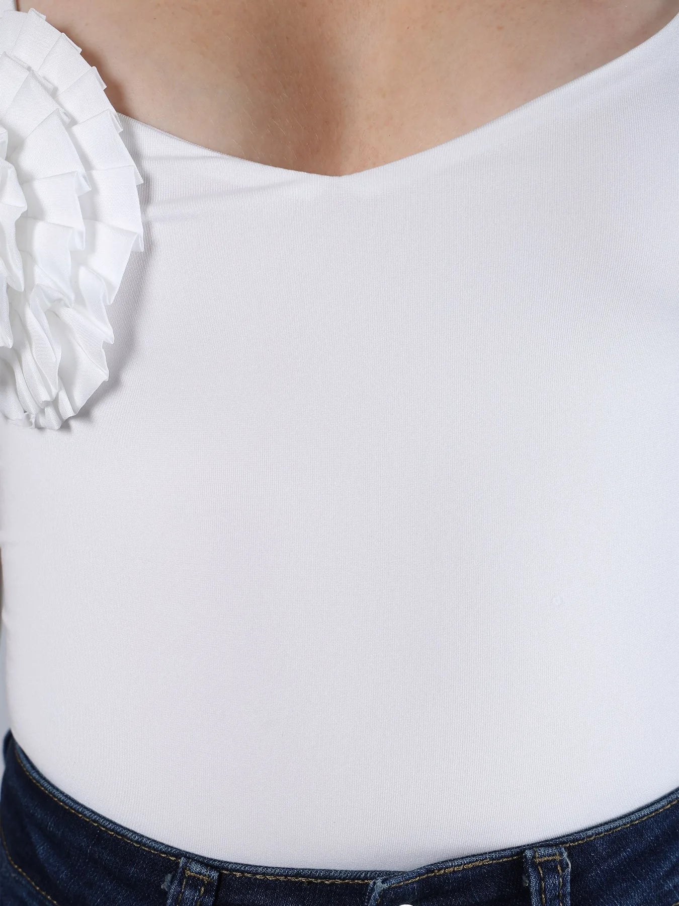 Flower Accent Bodysuit