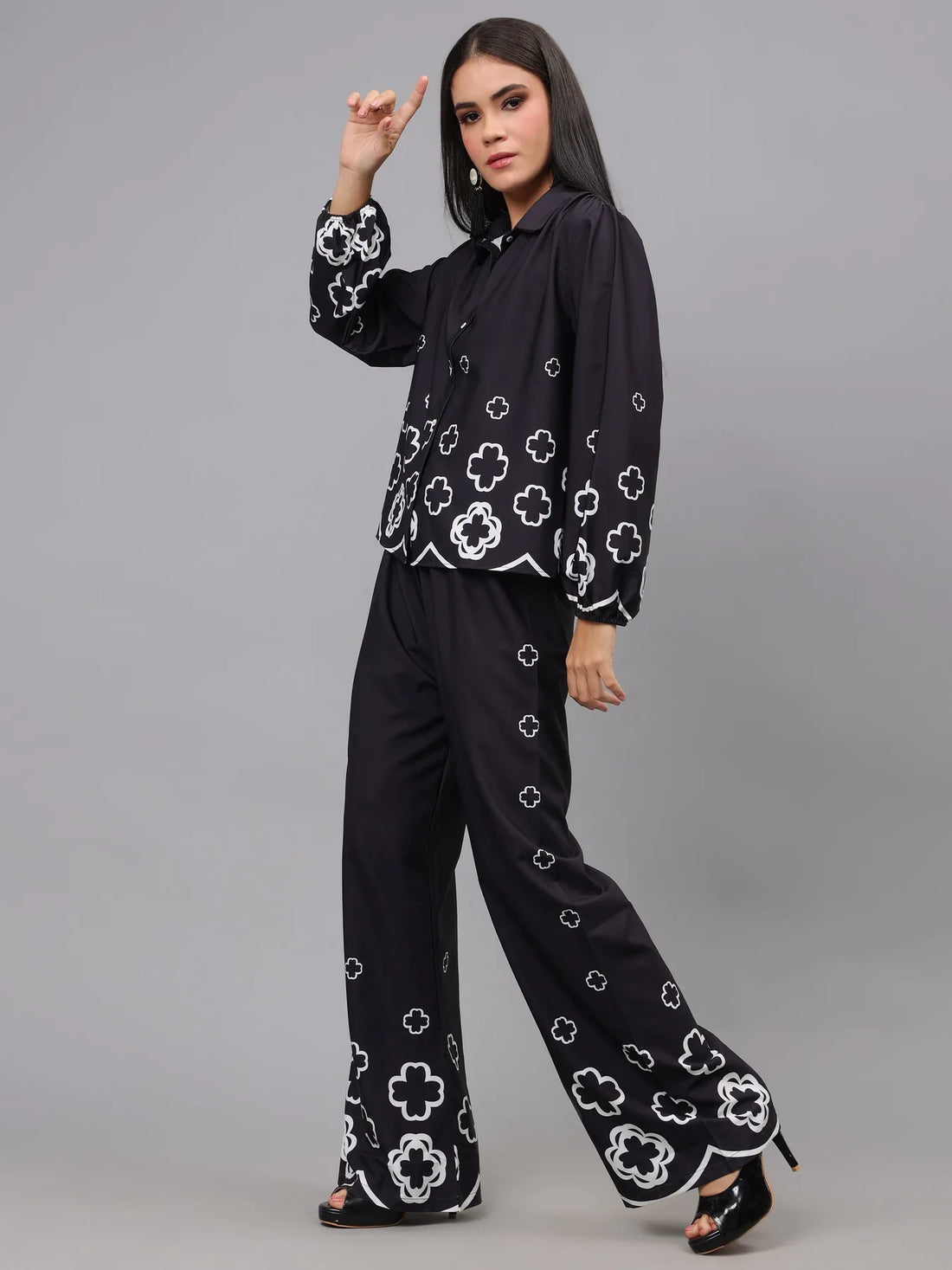 Floral Printed Two Piece Set