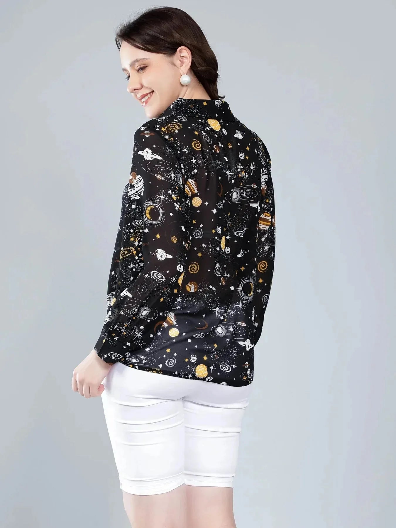 Celestial Print Shirt