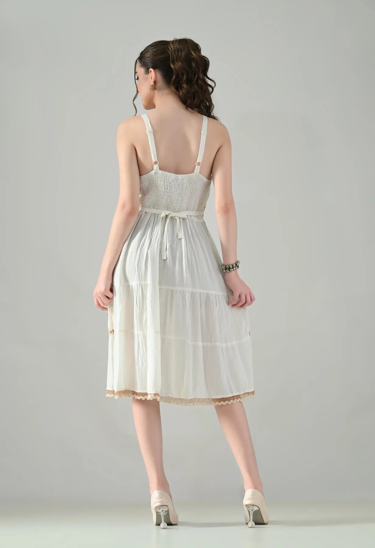 Serenade Schiffli Lace Dress