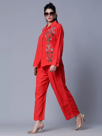 Hand Embroidery Two-Piece Set
