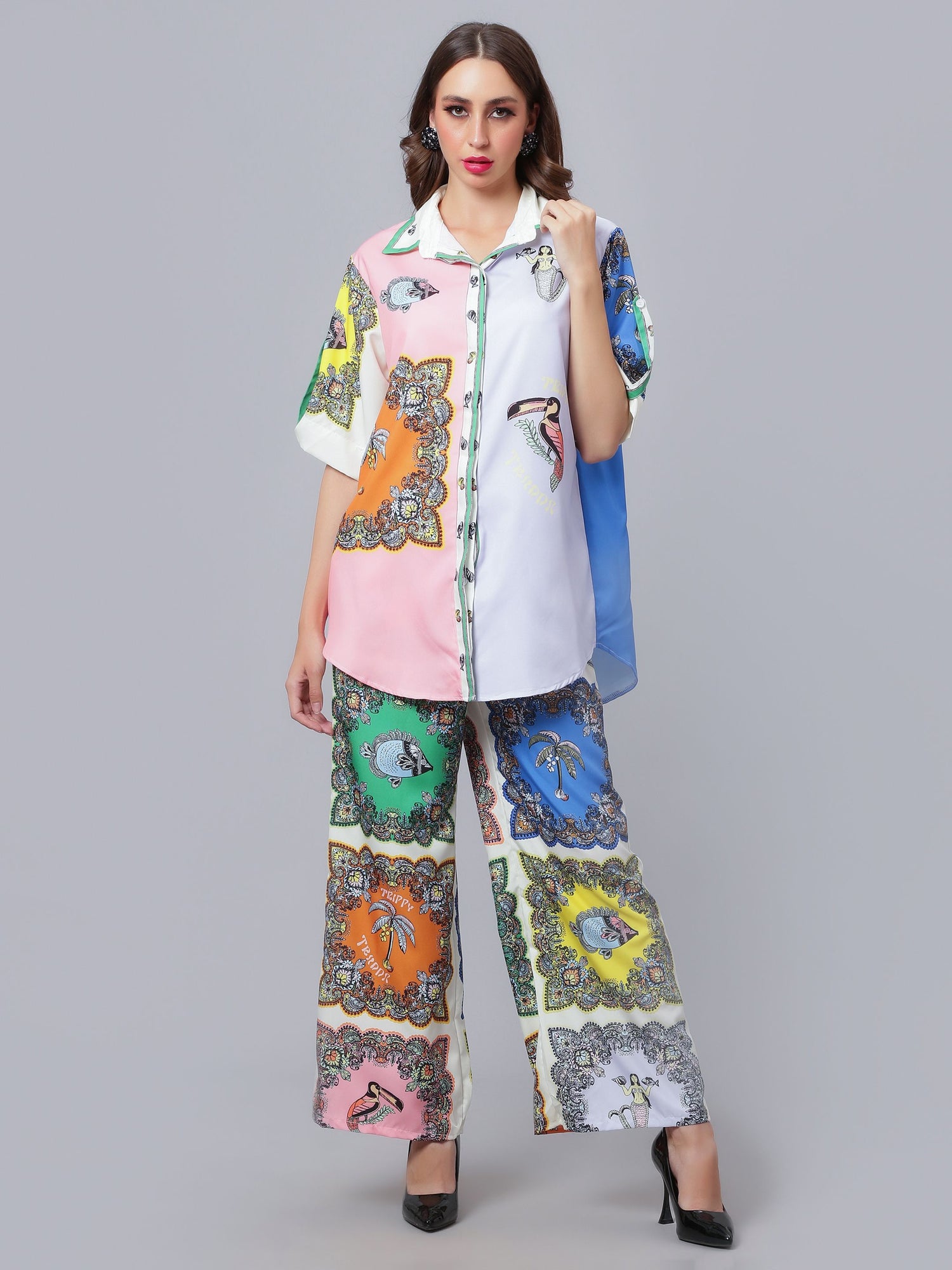 Bohemain Printed Two-piece Set