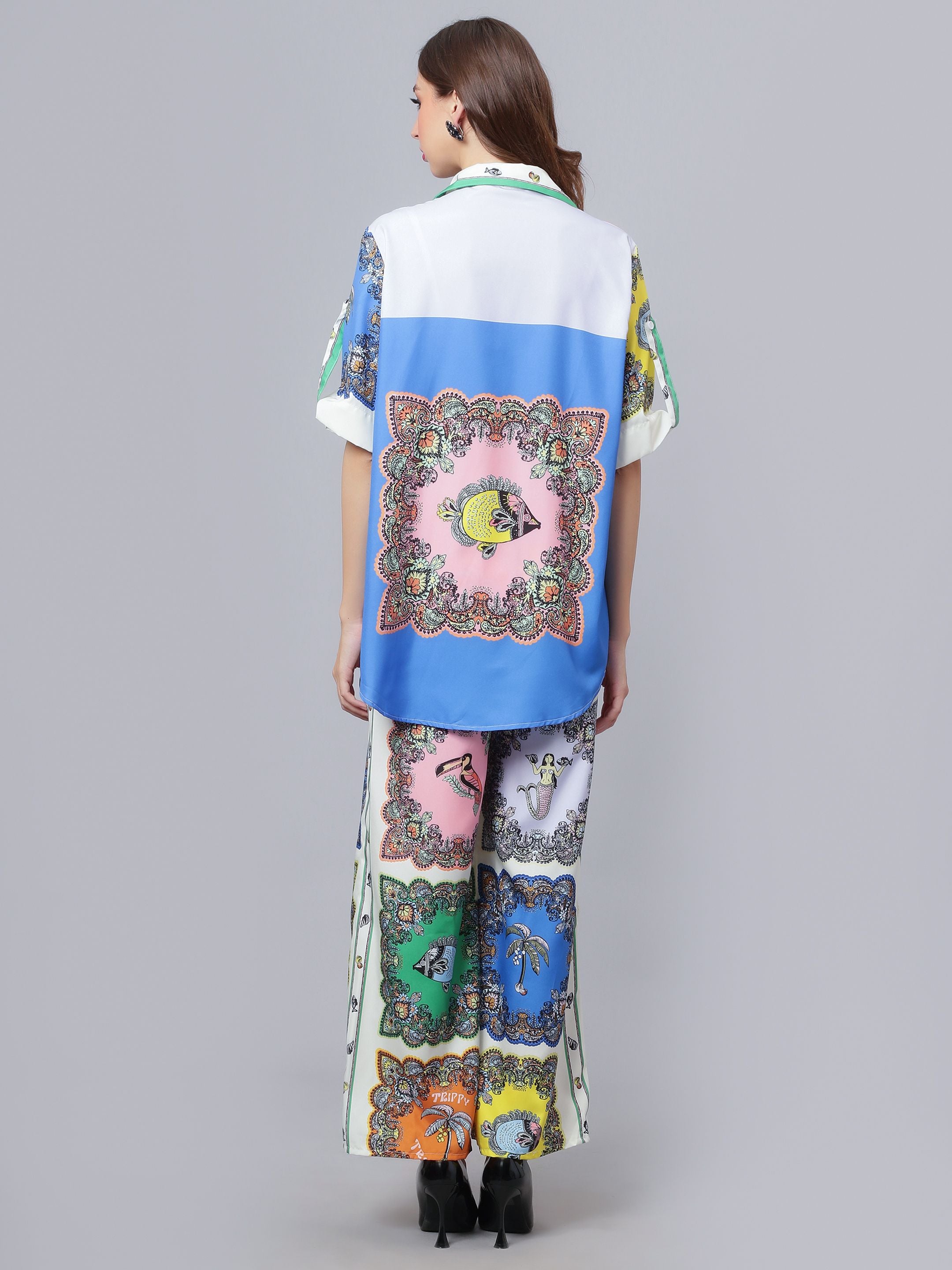 Bohemain Printed Two-piece Set