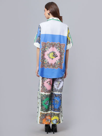 Bohemain Printed Two-piece Set