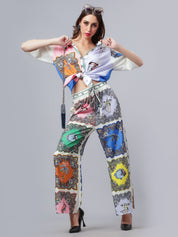 Bohemain Printed Two-piece Set