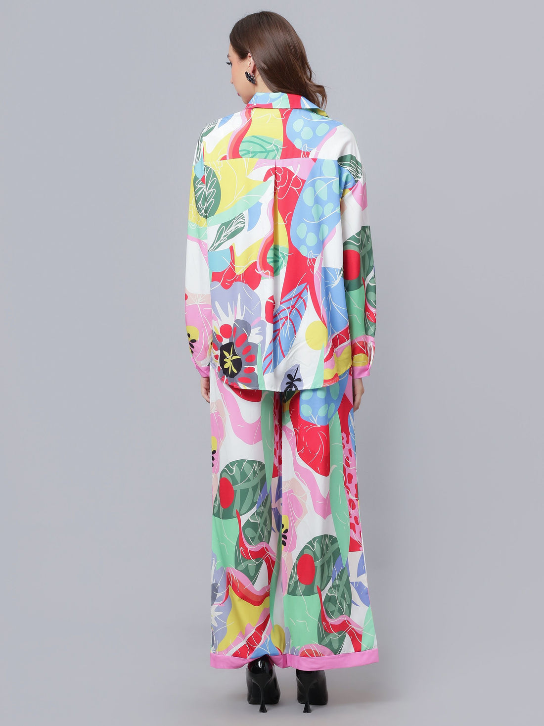 Multicolour Printed Two-Piece Set