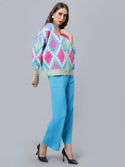 Knitted Cardigan Pant Two-Piece Set