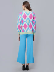 Knitted Cardigan Pant Two-Piece Set