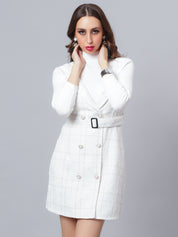 Button Accent Dress