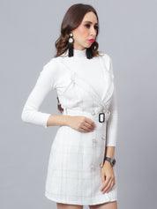 Button Accent Dress