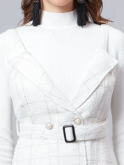 Button Accent Dress