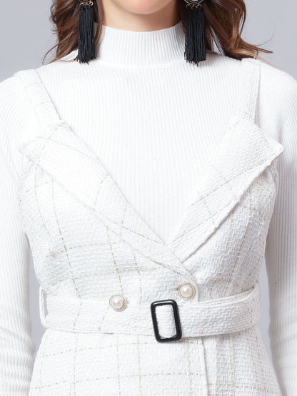 Button Accent Dress