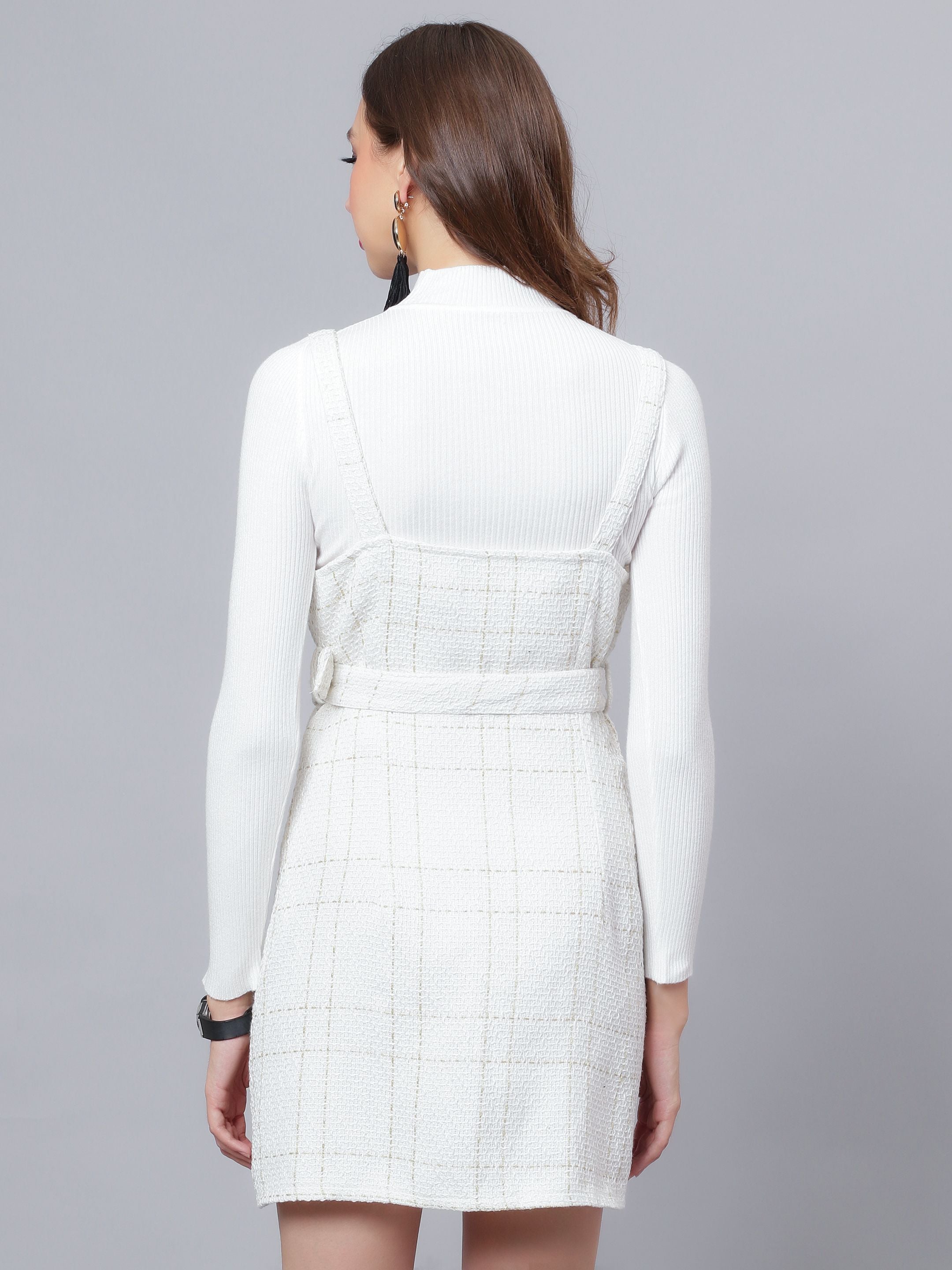 Button Accent Dress