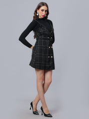 Button Accent Dress