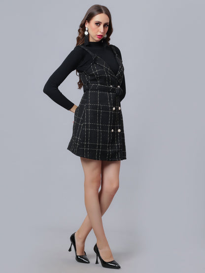 Button Accent Dress