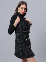 Button Accent Dress