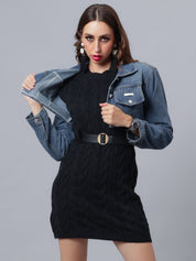 Denim Crop Jacket