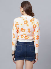 Floral Cardigan Two Piece Set