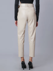 Faux Leather Winter Pants