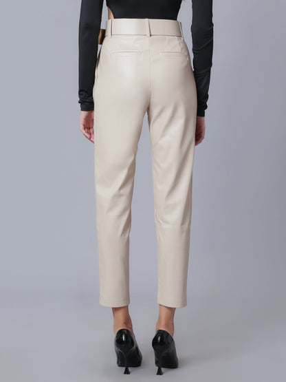Faux Leather Winter Pants
