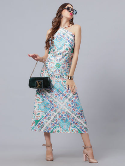 Geometric Printed Dress