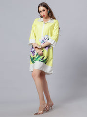 Floral Printed Shirt Dress