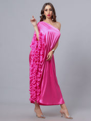 Ruffled Slip Dress