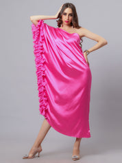 Ruffled Slip Dress