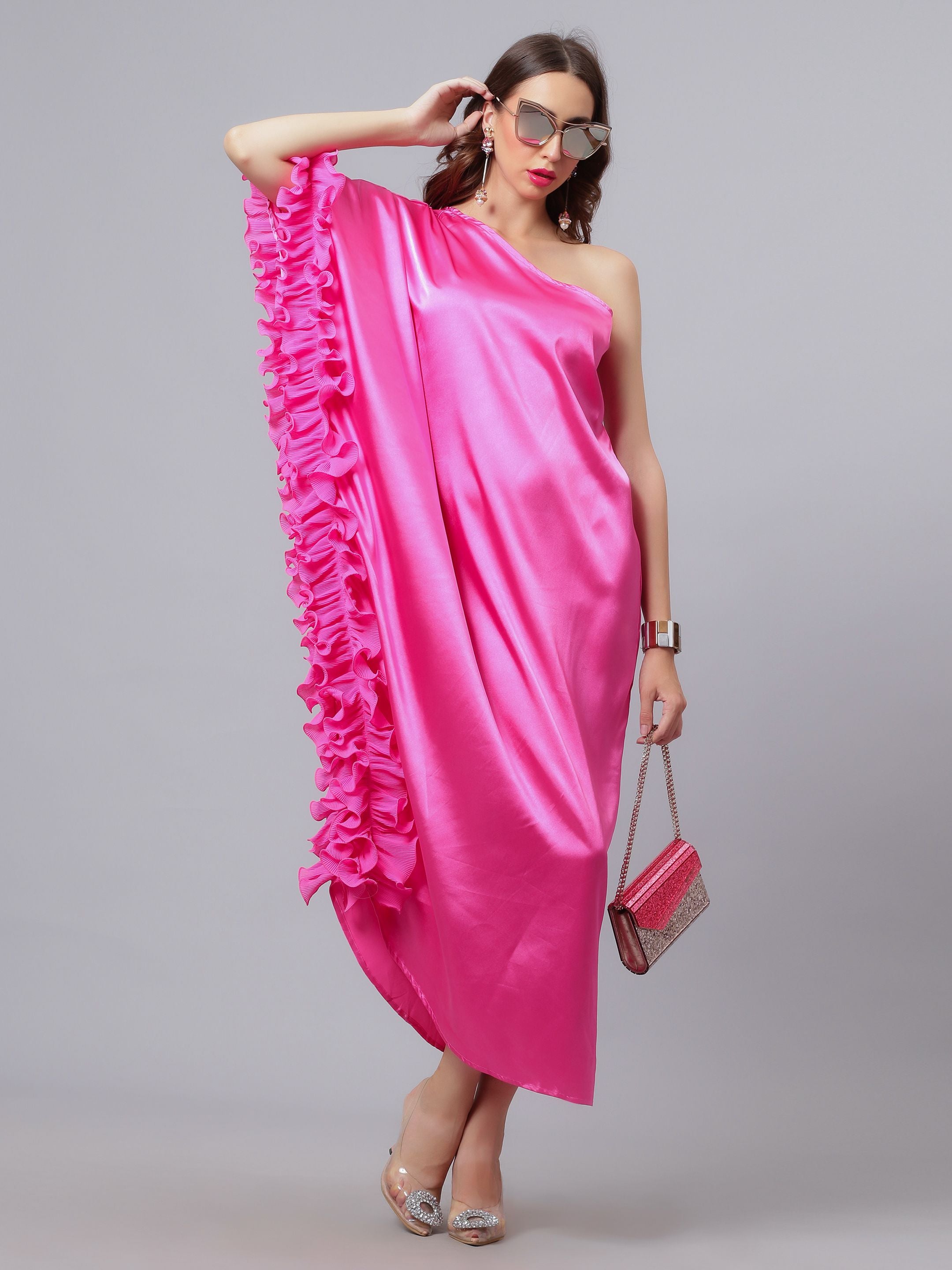 Ruffled Slip Dress