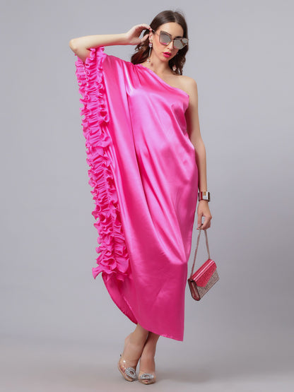 Ruffled Slip Dress