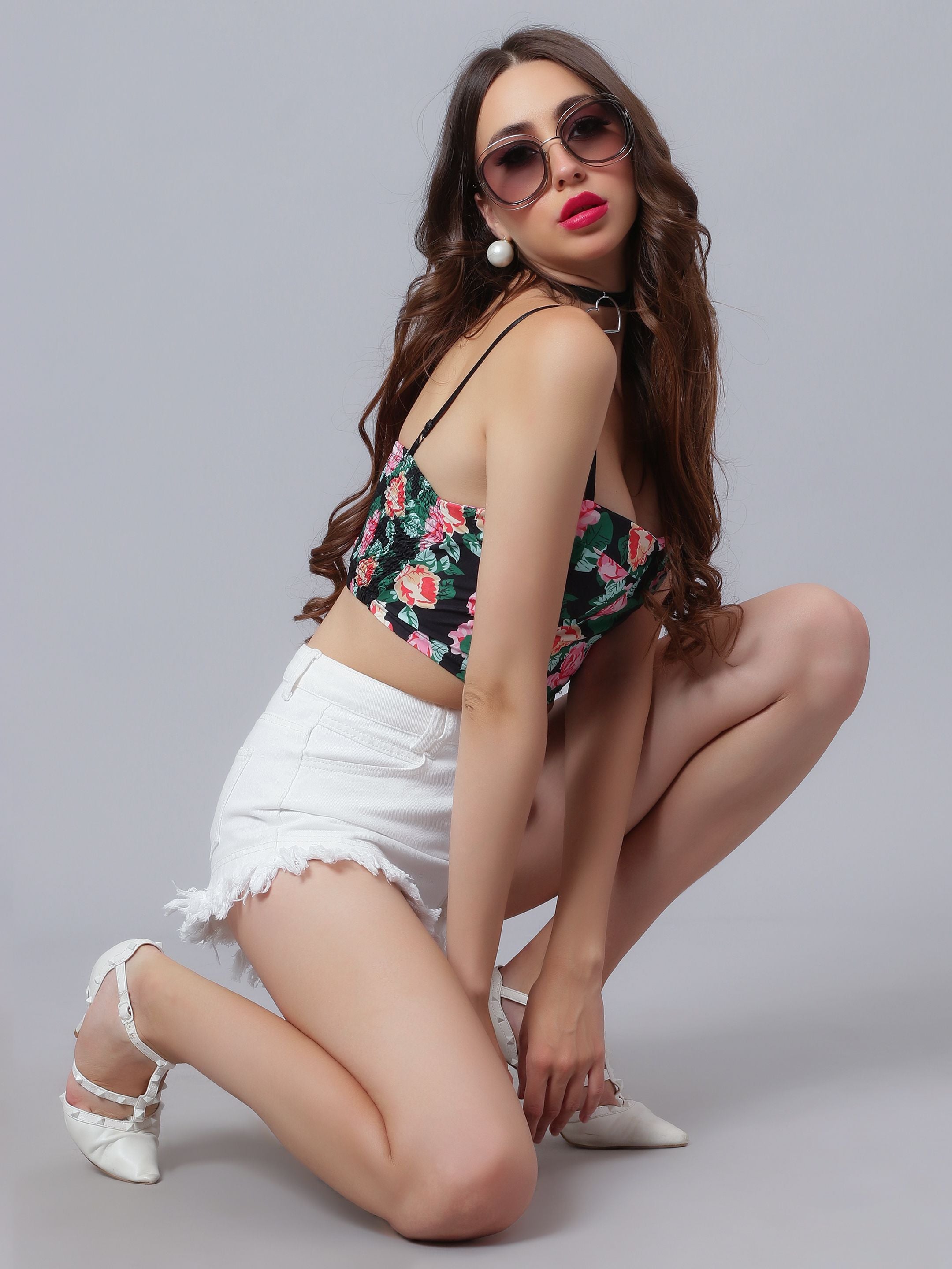 Hot Frayed Denim Shorts