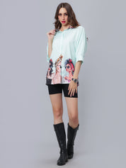 Fashionable Girls Printed Shirt