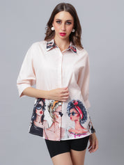 Fashionable Girls Printed Shirt