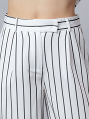 Striped Blazer Pant Set