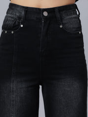 Denim Crop Pant Set