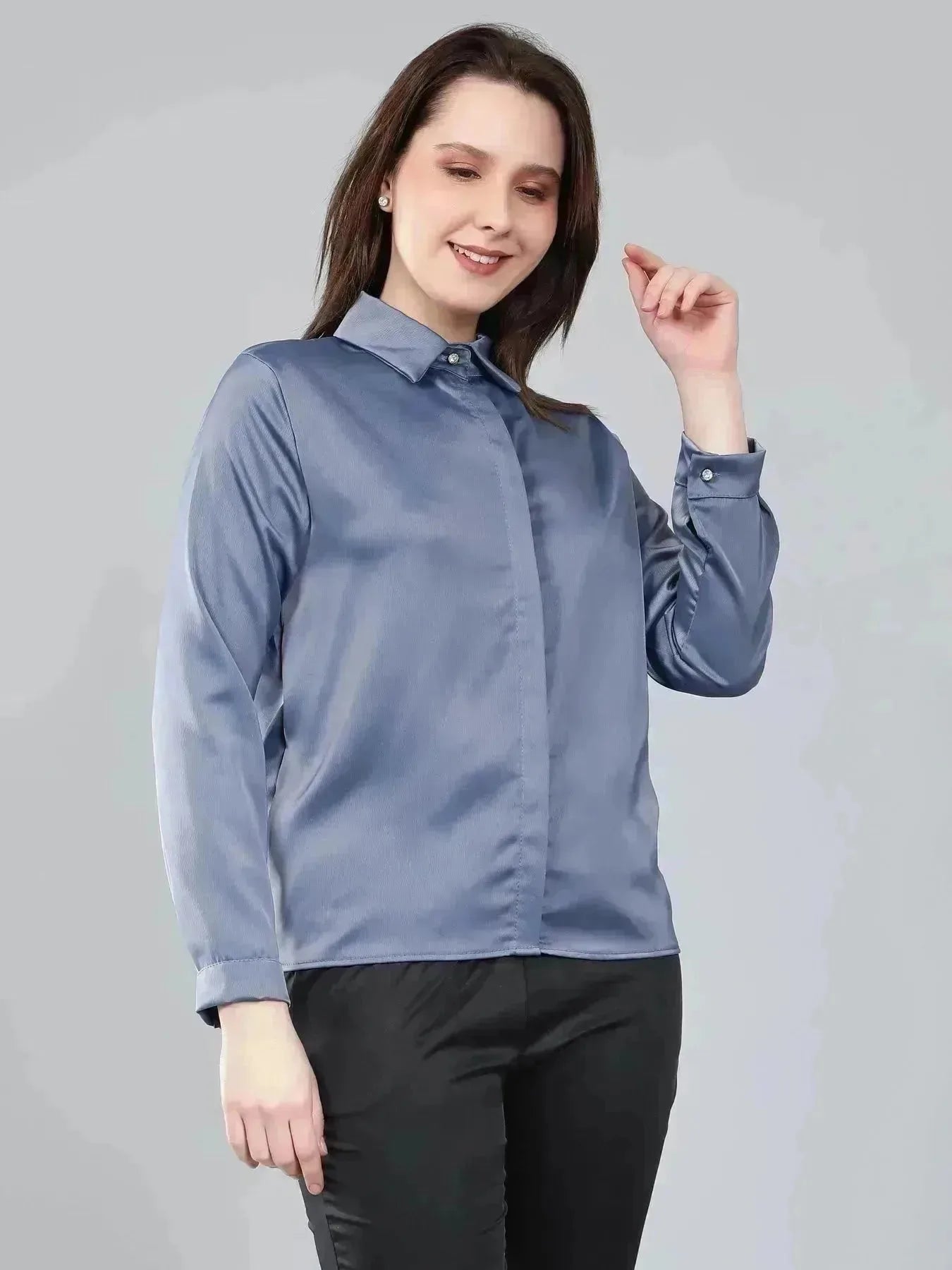Glossy Satin Shirt