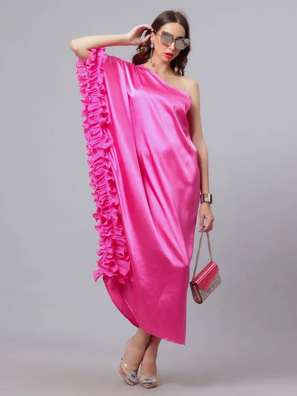 Ruffled Slip Dress