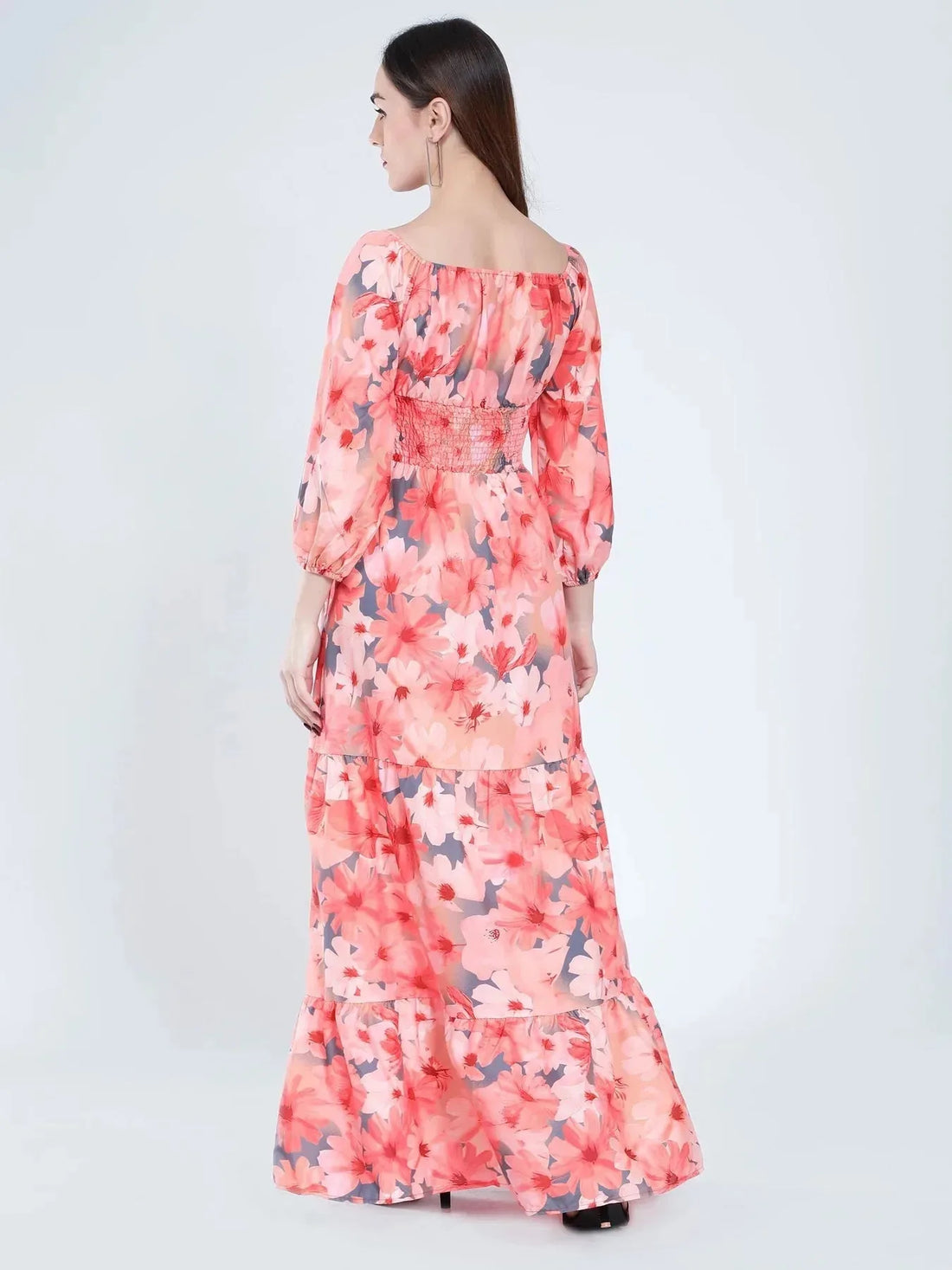 Floral Tier Maxi Dress