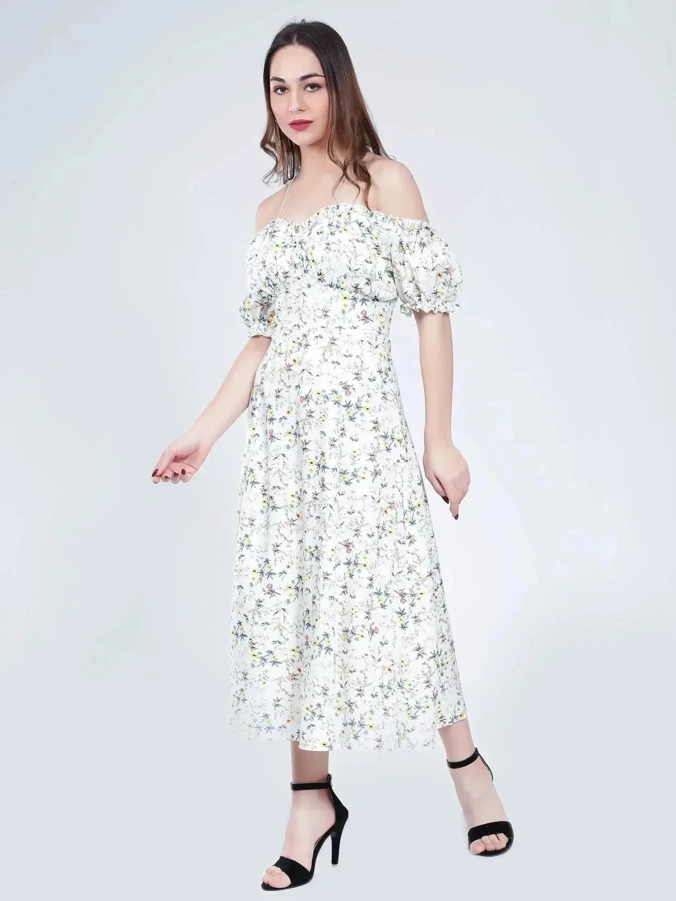 Ditsy Flower Print Dress