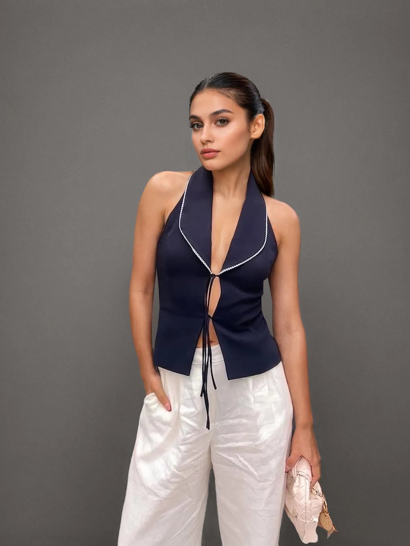 Tied Halter Top