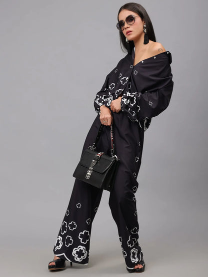 Floral Printed Two Piece Set